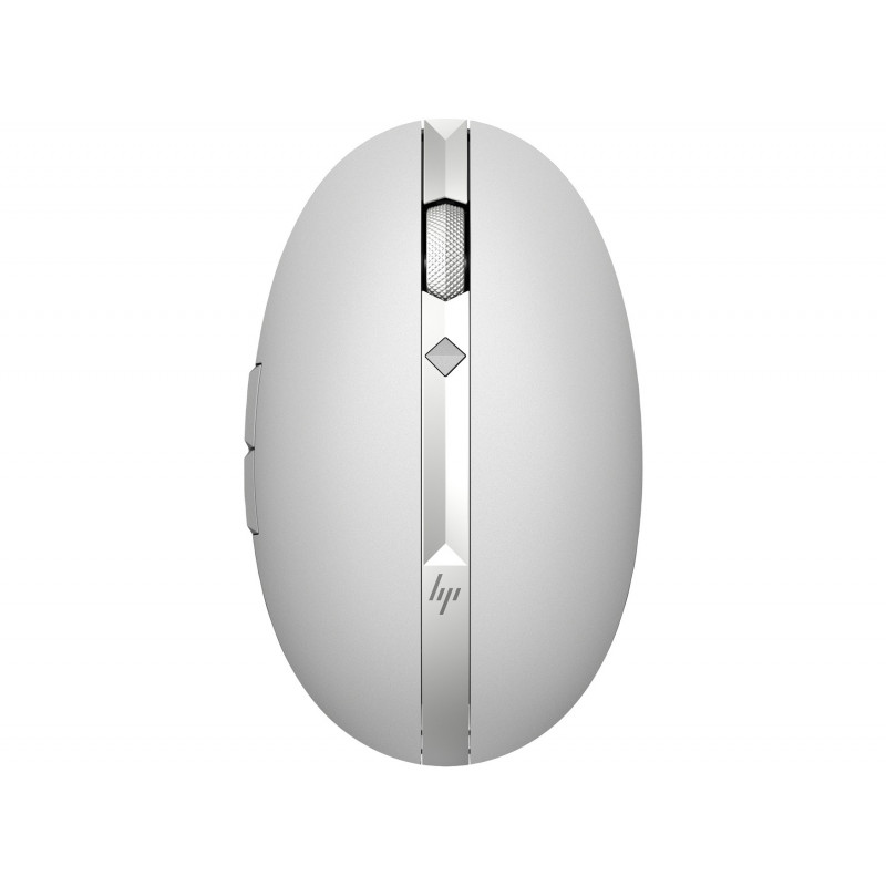 HP Spectre 700 Raton Laser Bluetooth Recargable 1200dpi - 5 Botones - Vinculable con 4 Dispositivos - Uso Diestro - Color Plata